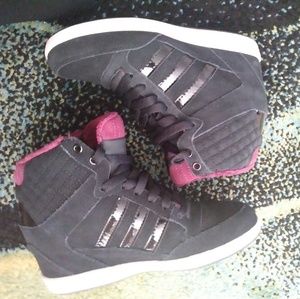 Adidas sneaker wedge shoes